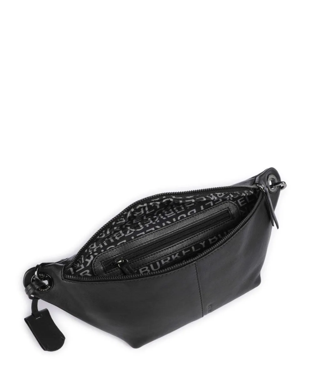 Radiant Raeven Gürteltasche genarbtes Rindsleder schwarz