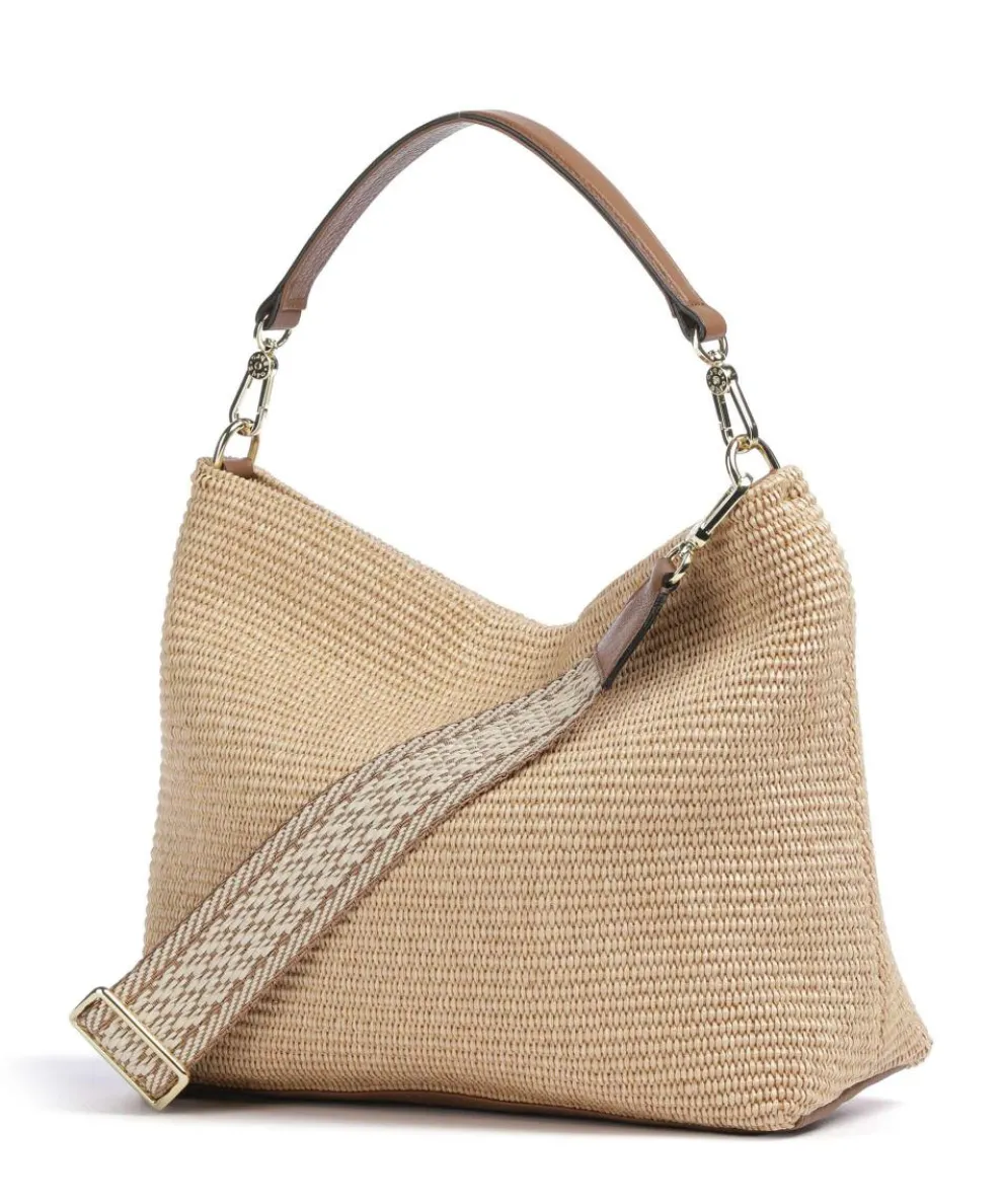 Raffia Kaia Beuteltasche Bast natur