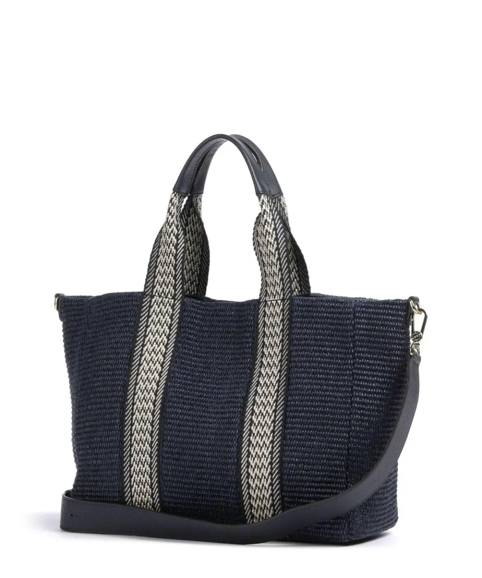 Raffia Kaia Shopper Bast navy