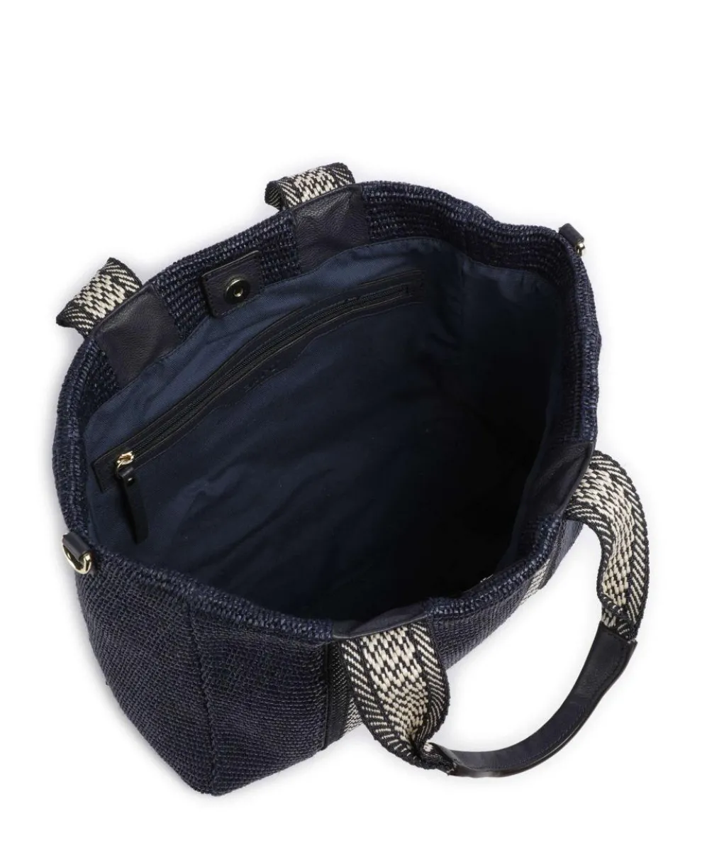 Raffia Kaia Shopper Bast navy