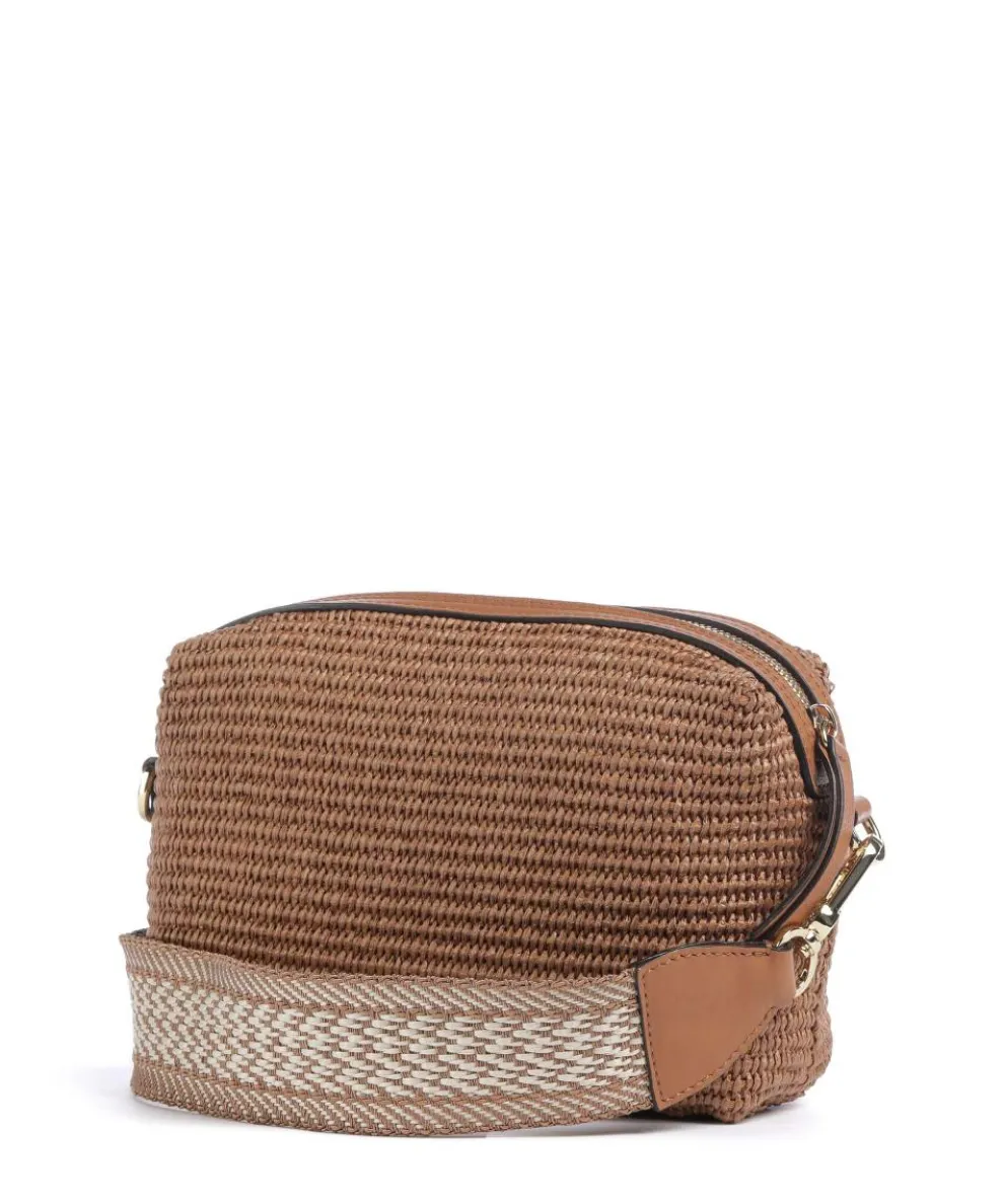 Raffia Kaia Umhängetasche Bast braun
