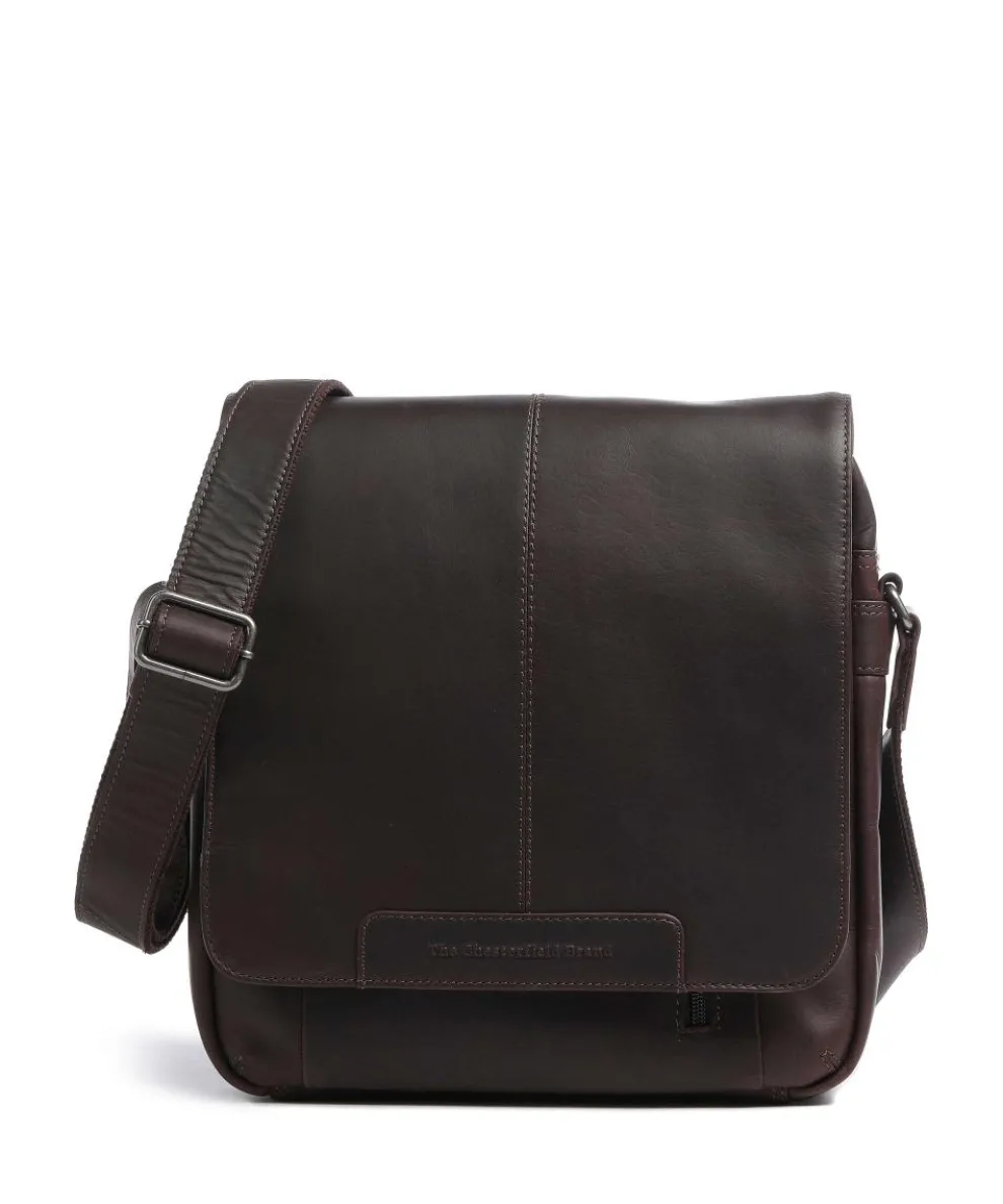 Raphael Schultertasche Pull-Up Rindsleder dunkelbraun