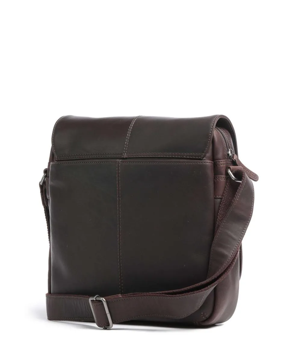 Raphael Schultertasche Pull-Up Rindsleder dunkelbraun