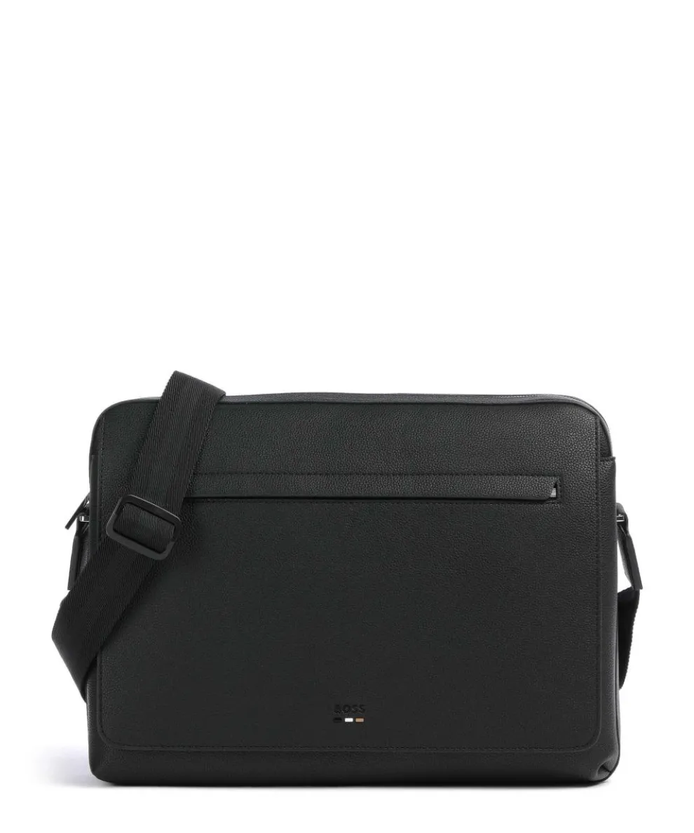 Ray Kuriertasche 13″ Lederimitat schwarz