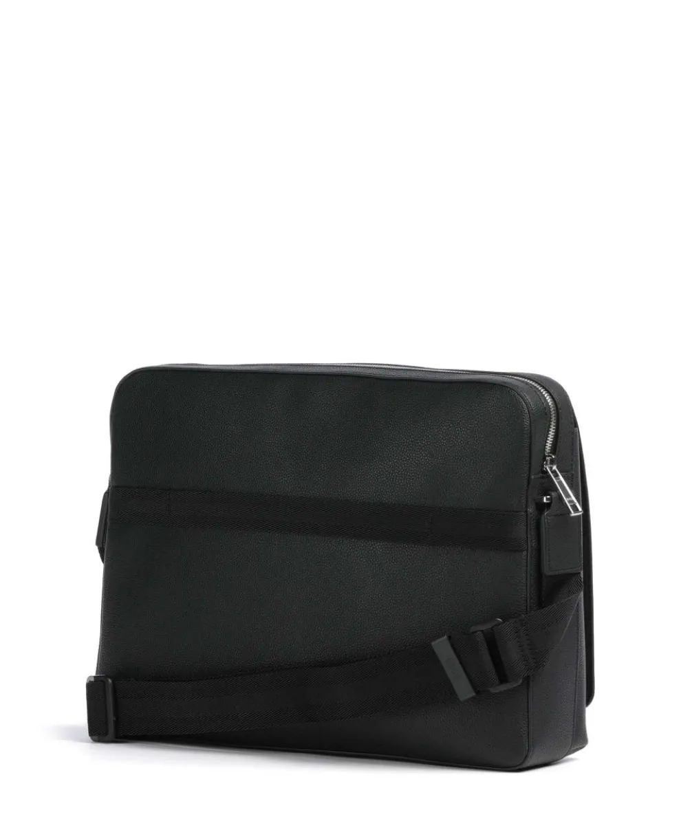 Ray Kuriertasche 13″ Lederimitat schwarz