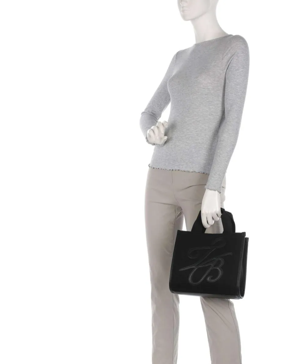 Raylea Handtasche Baumwolle schwarz