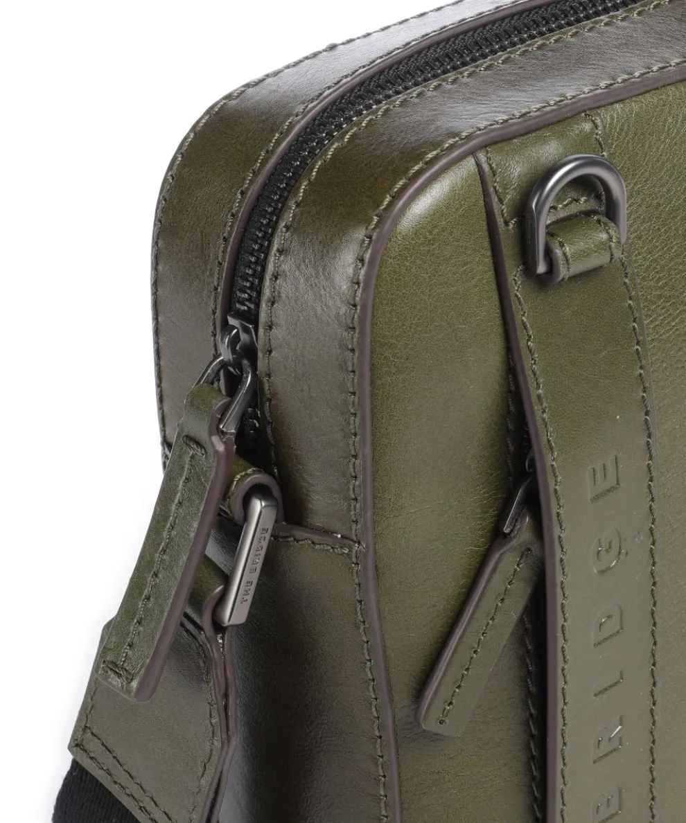 Giacomo Umhängetasche genarbtes Rindsleder khaki