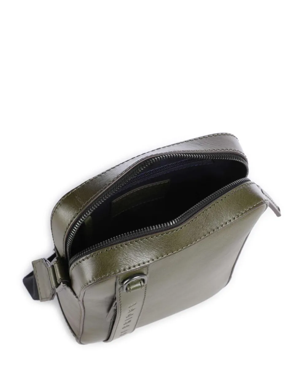 Giacomo Umhängetasche genarbtes Rindsleder khaki