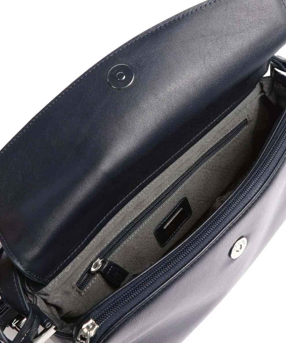 Really Umhängetasche Leder dunkelblau