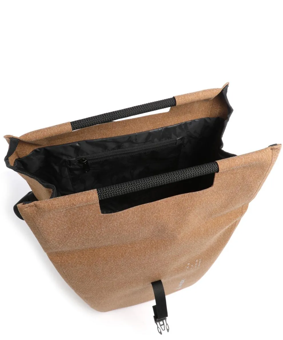 ReCycle Back Gepäcktasche recyceltes Polyester, recyceltes Polyamid braun