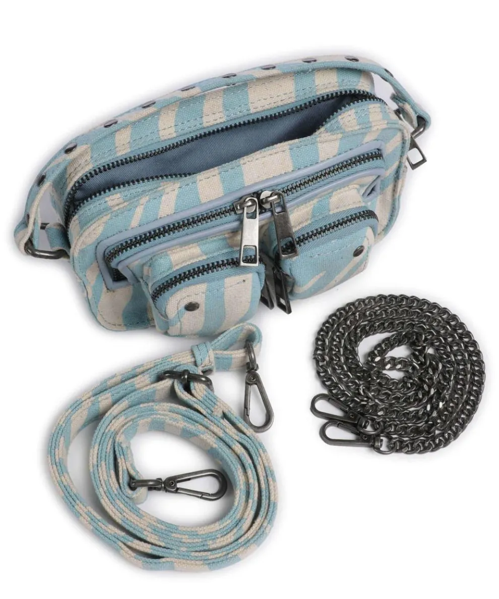Recycled Canvas Helena Umhängetasche Canvas blau/beige