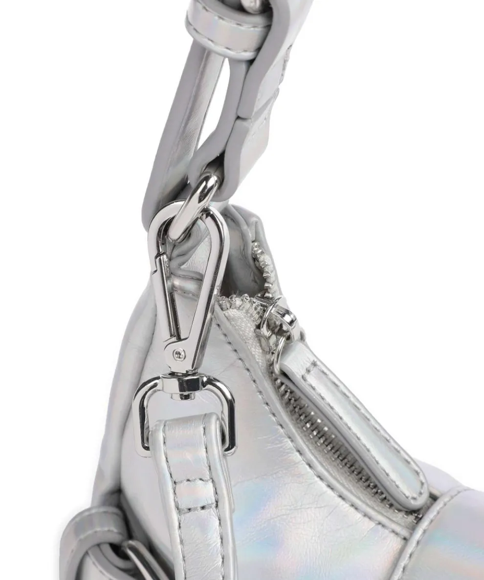 Recycled Cool Palma Schultertasche recyceltes Nylon silber