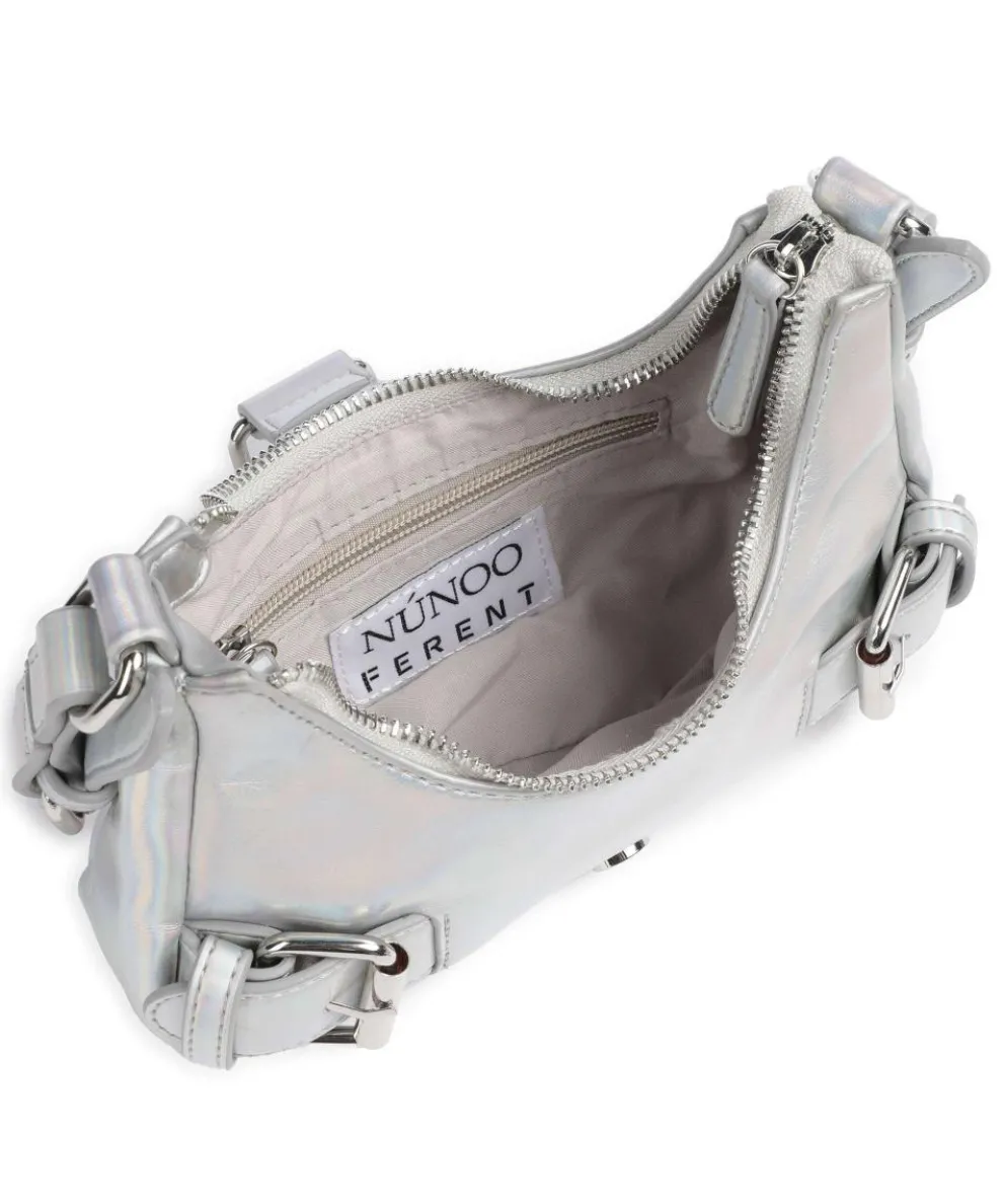 Recycled Cool Palma Schultertasche recyceltes Nylon silber