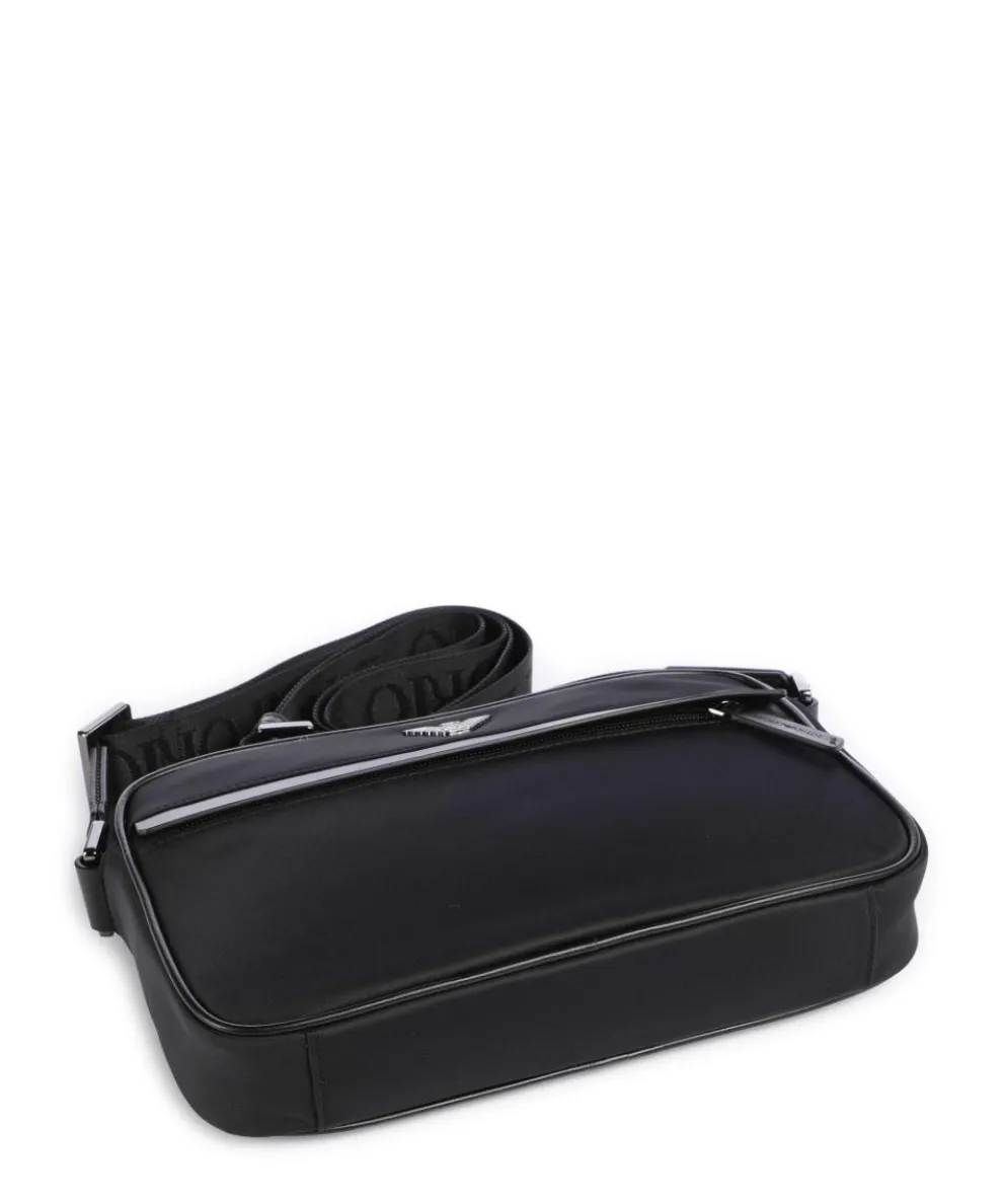 Recycled Nylon Umhängetasche recyceltes Nylon schwarz