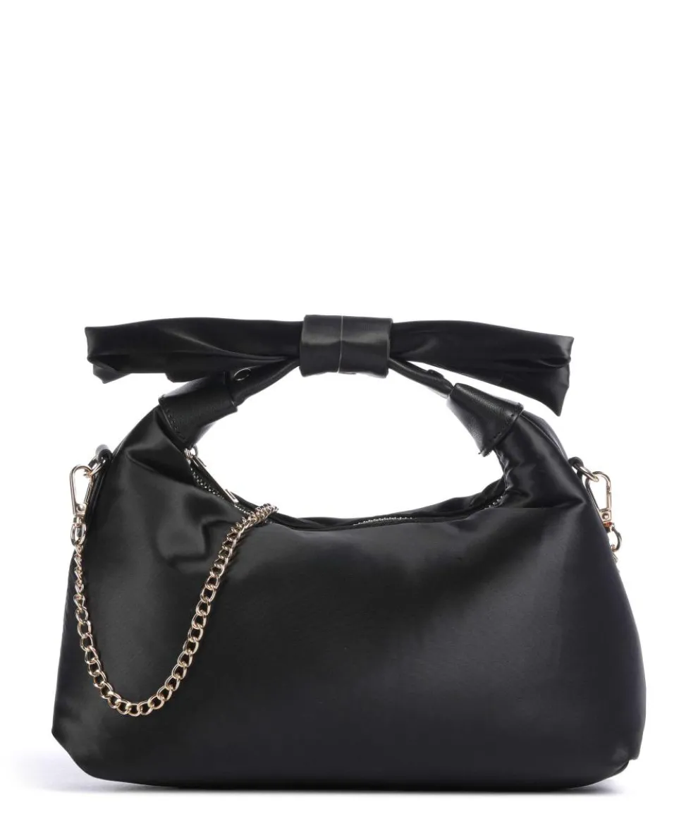 Recycled Satin Dandy Handtasche Textil schwarz