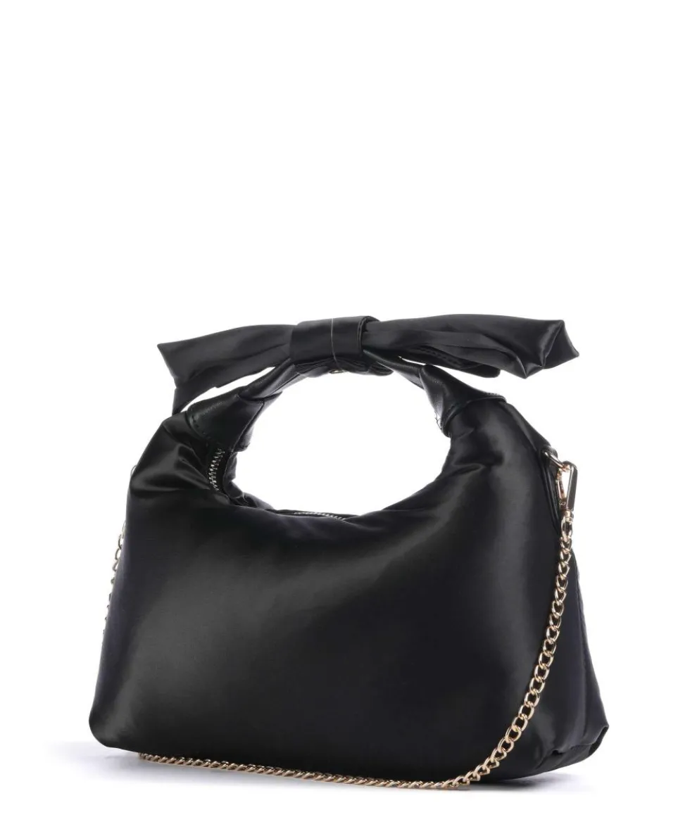 Recycled Satin Dandy Handtasche Textil schwarz