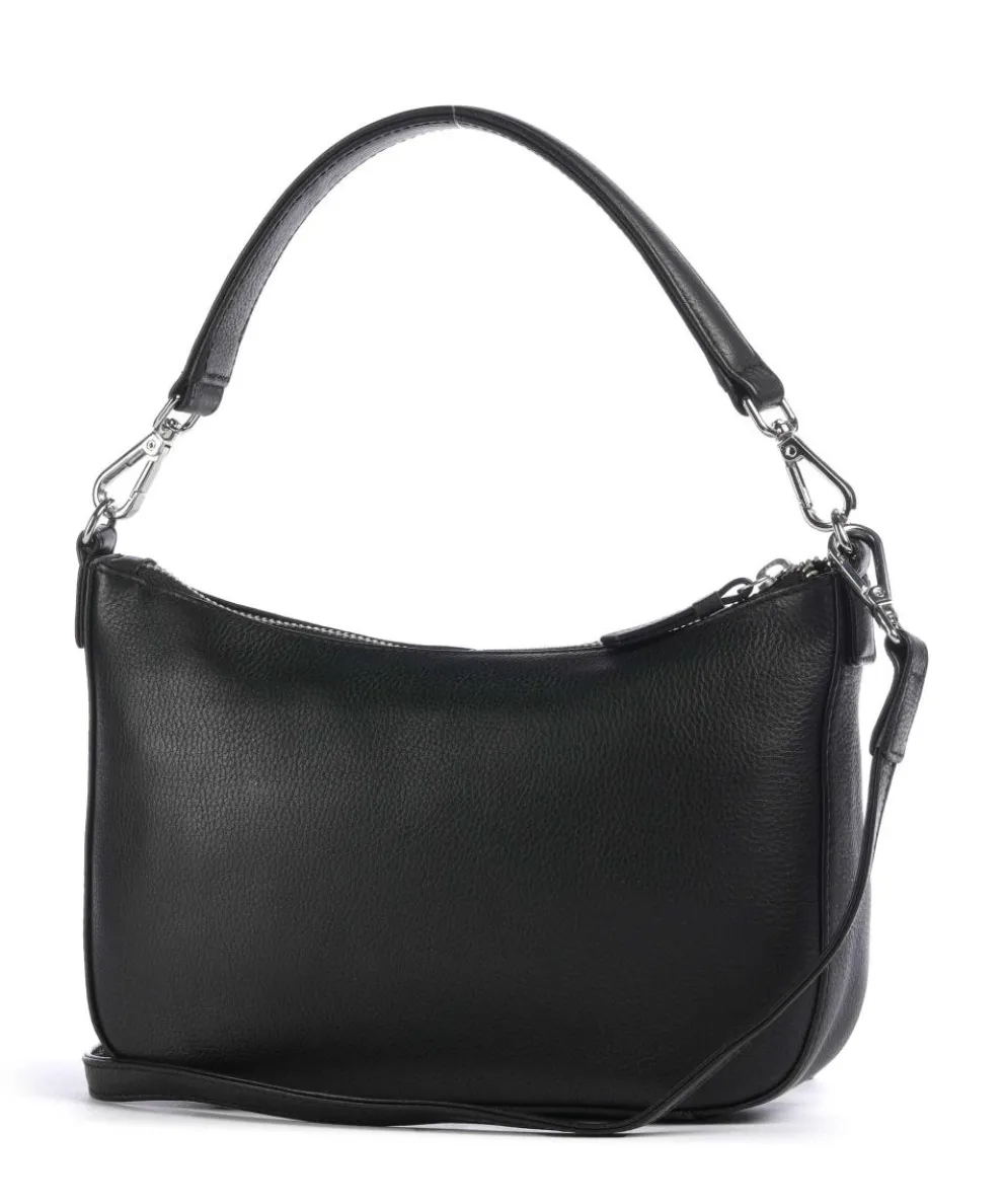 Remona Umhängetasche genarbtes Rindsleder schwarz