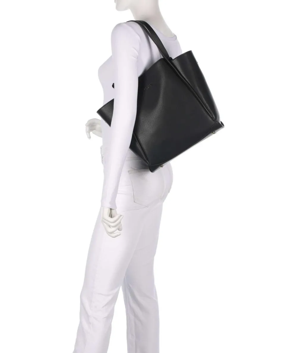 Reyna Shopper genarbtes Rindsleder schwarz