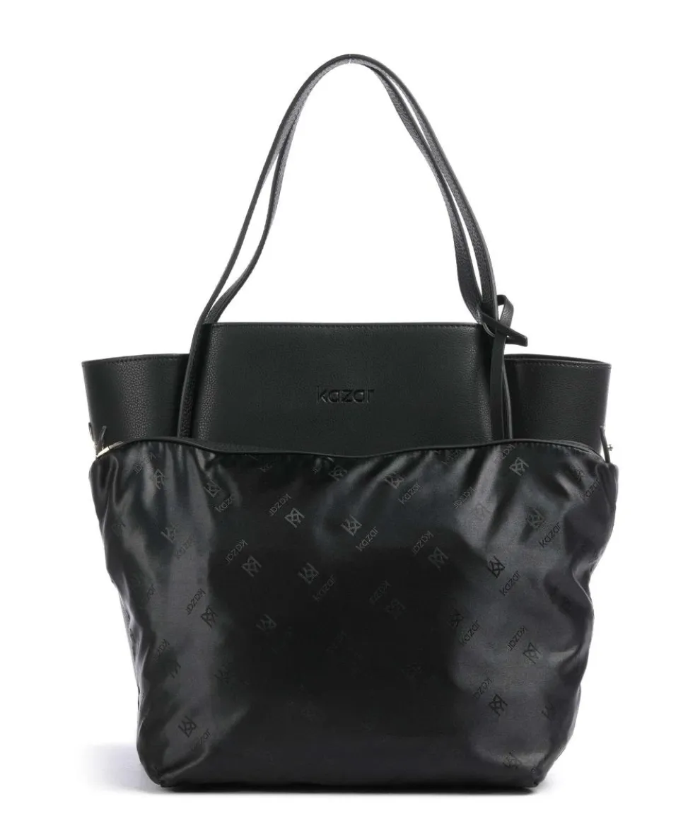 Reyna Shopper genarbtes Rindsleder schwarz