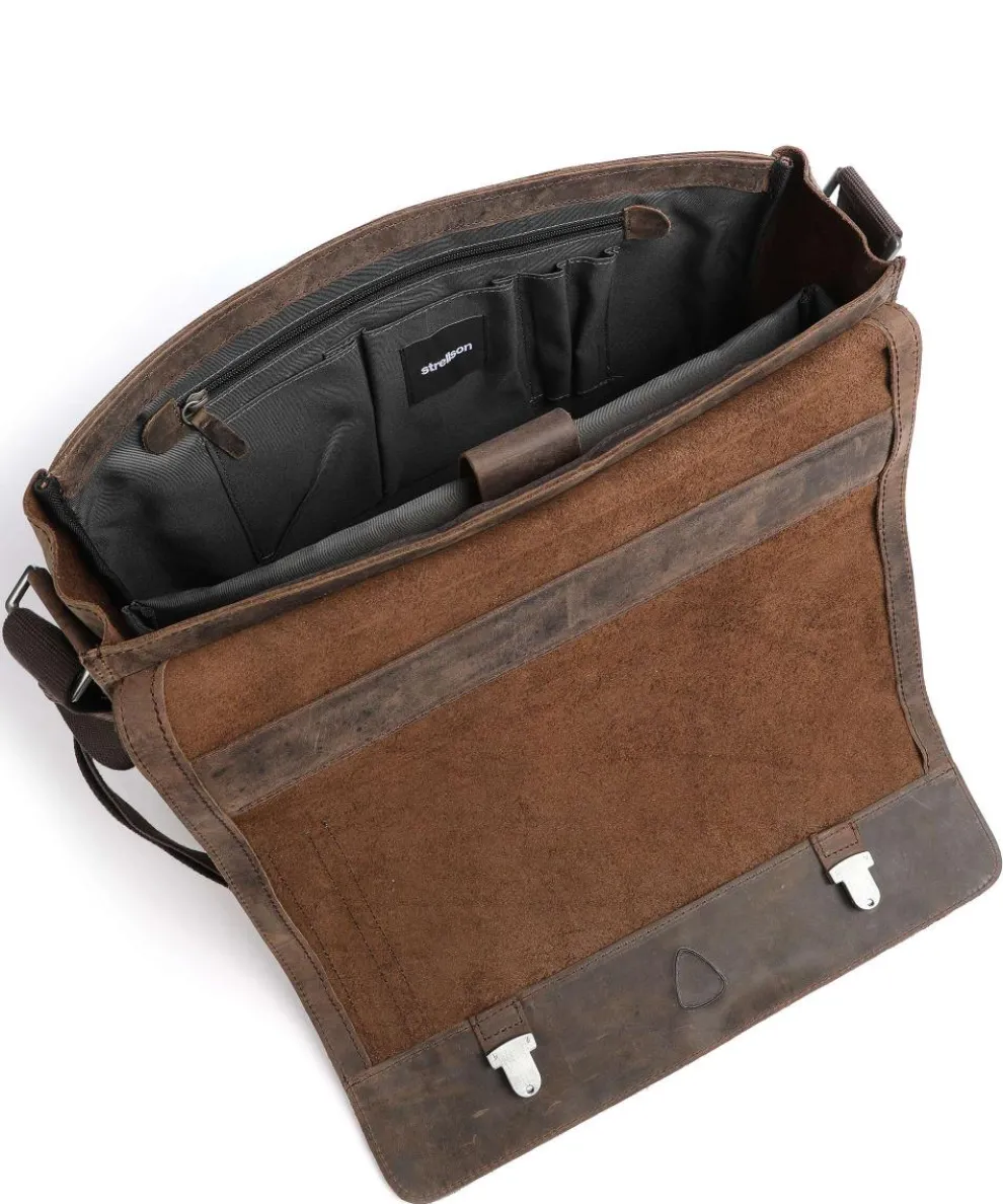 Richmond Aktentasche 13″ Leder dunkelbraun