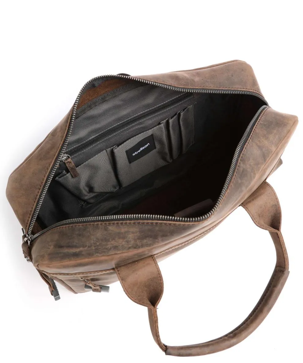 Richmond Aktentasche 14″ Leder dunkelbraun