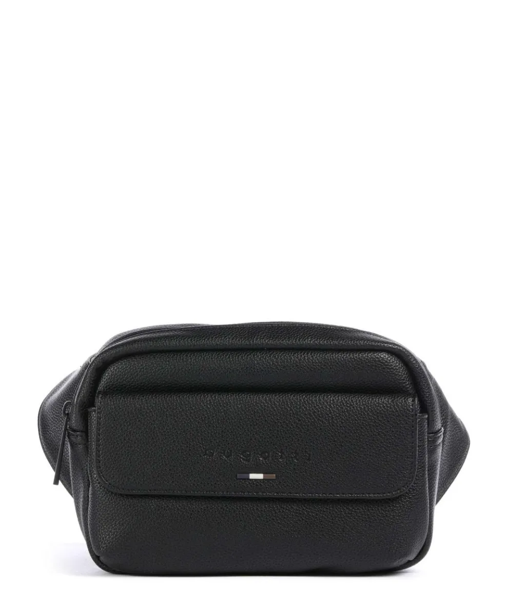 Rico Gürteltasche Lederimitat schwarz