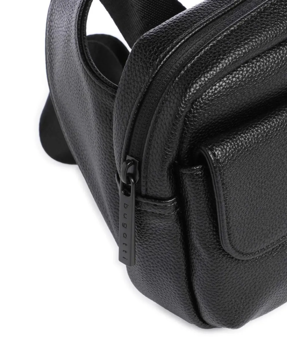 Rico Gürteltasche Lederimitat schwarz