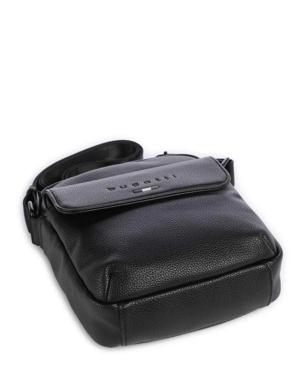 Rico Umhängetasche Lederimitat schwarz