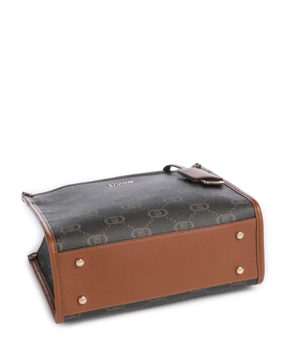 Ridhi S Handtasche Lederimitat braun