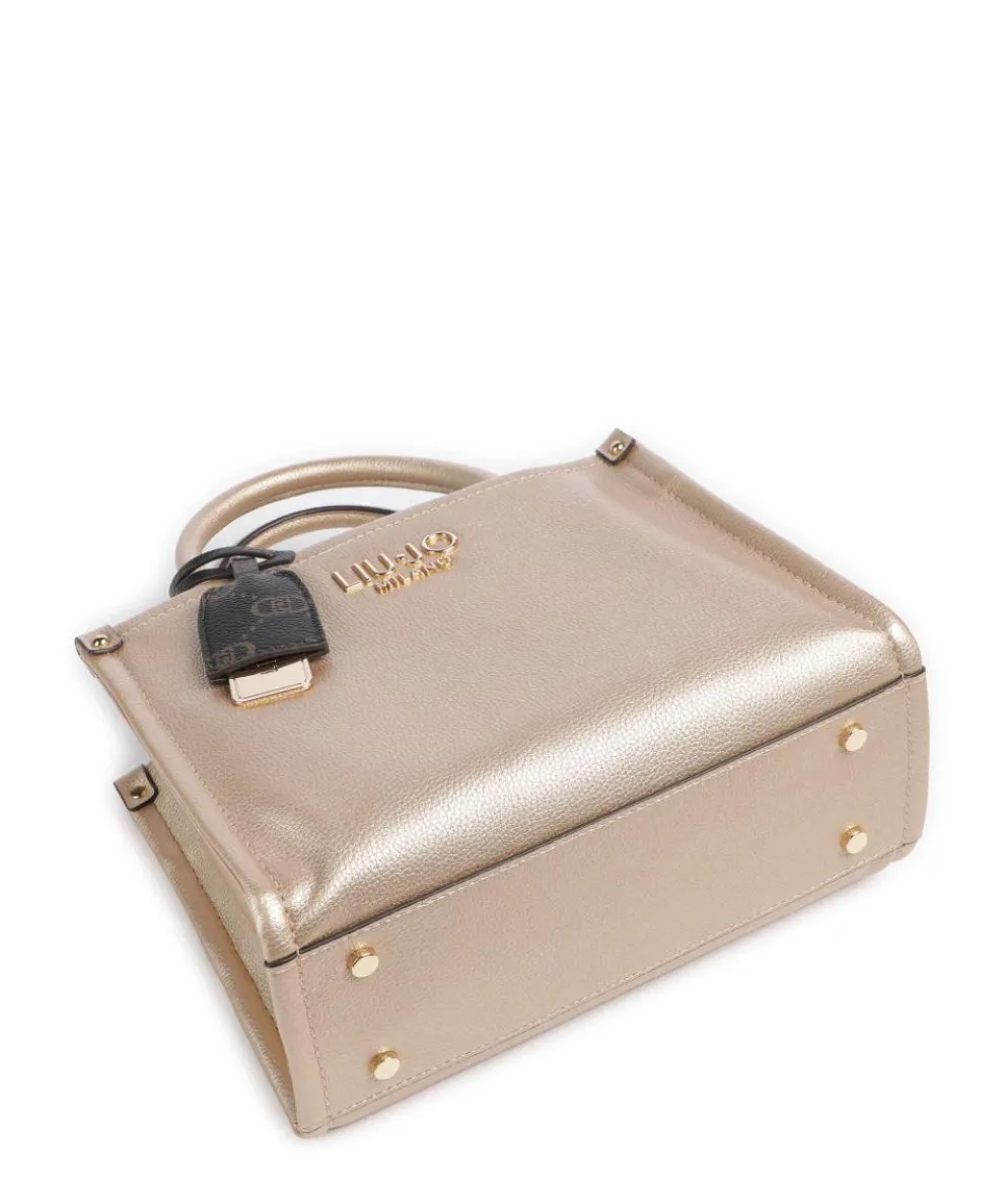Ridhi S Handtasche Lederimitat gold