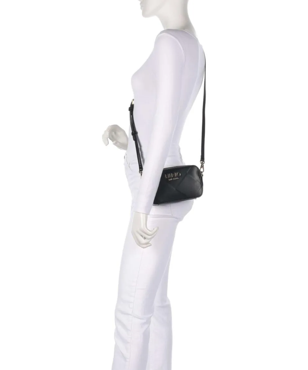 Ridhi Umhängetasche Lederimitat schwarz