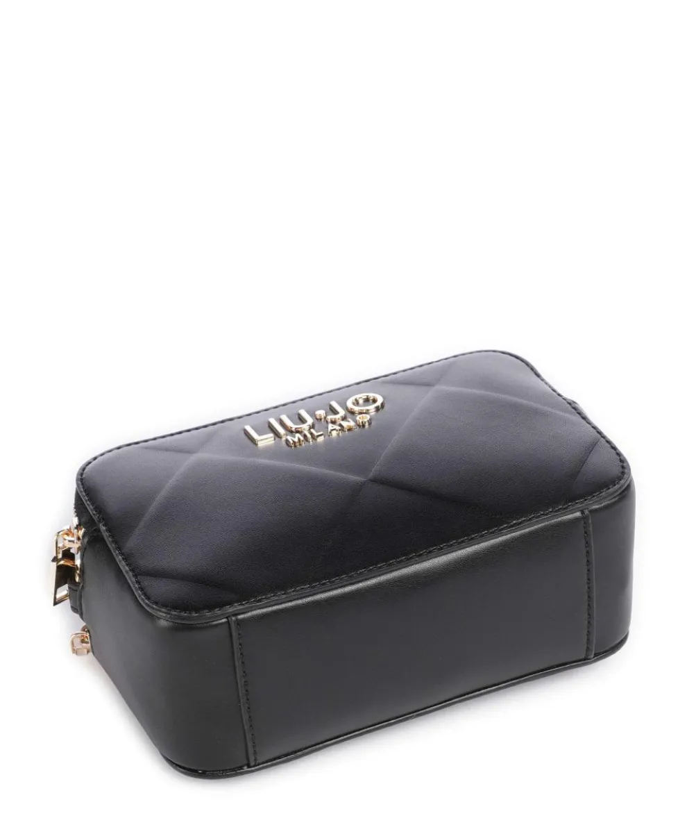 Ridhi Umhängetasche Lederimitat schwarz