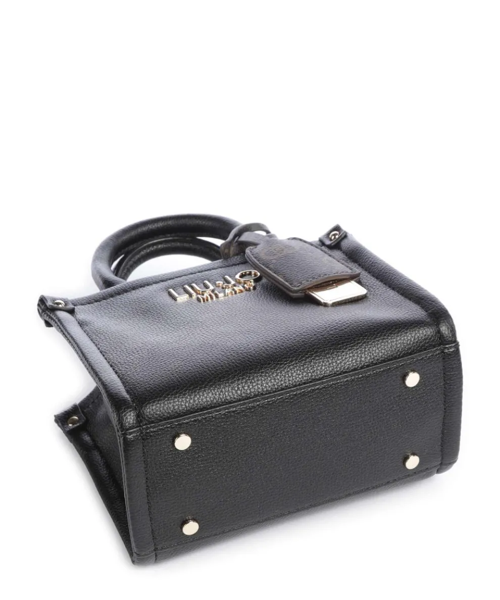 Ridhi XS Umhängetasche Lederimitat schwarz