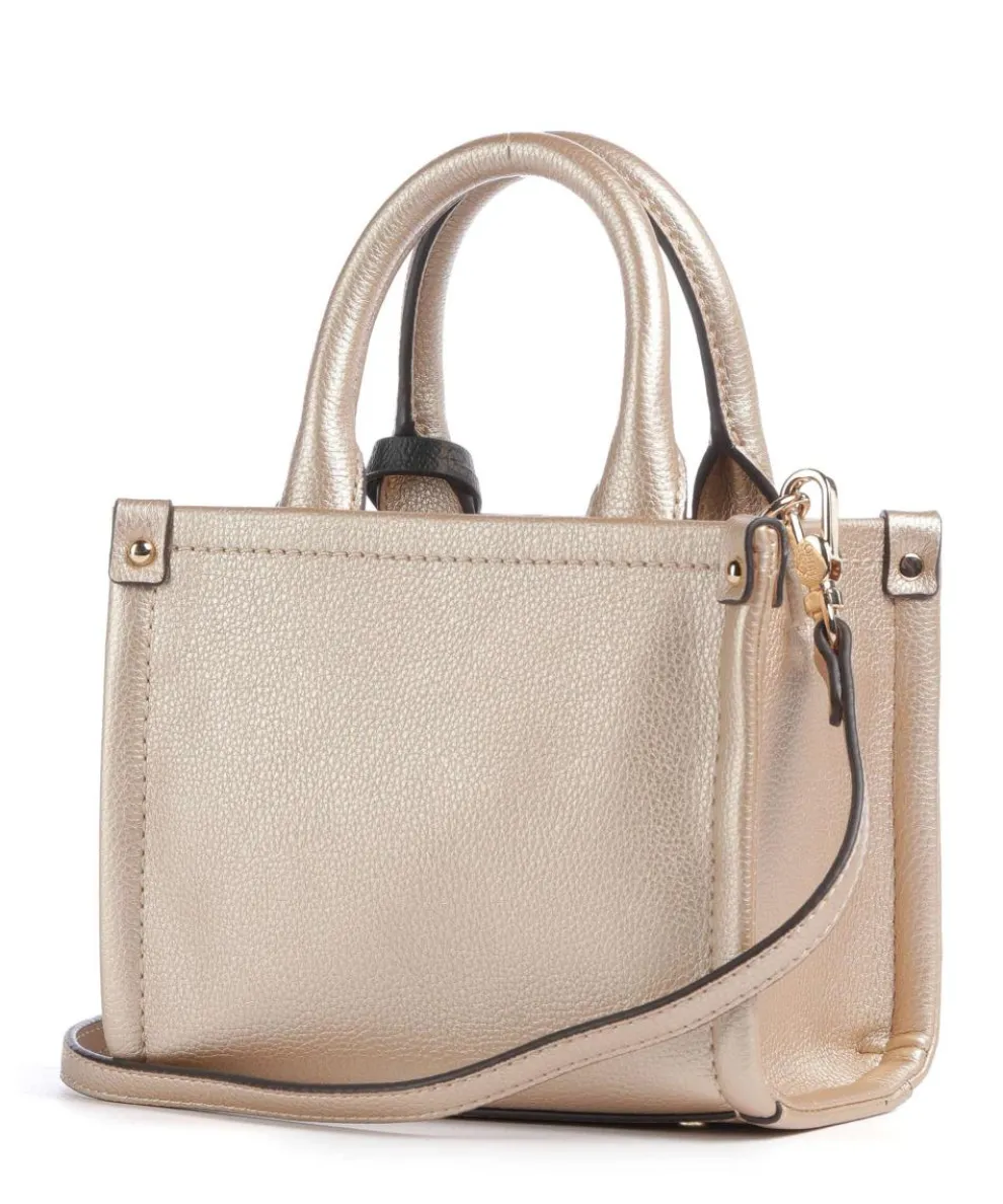 Ridhi XS Umhängetasche Lederimitat gold