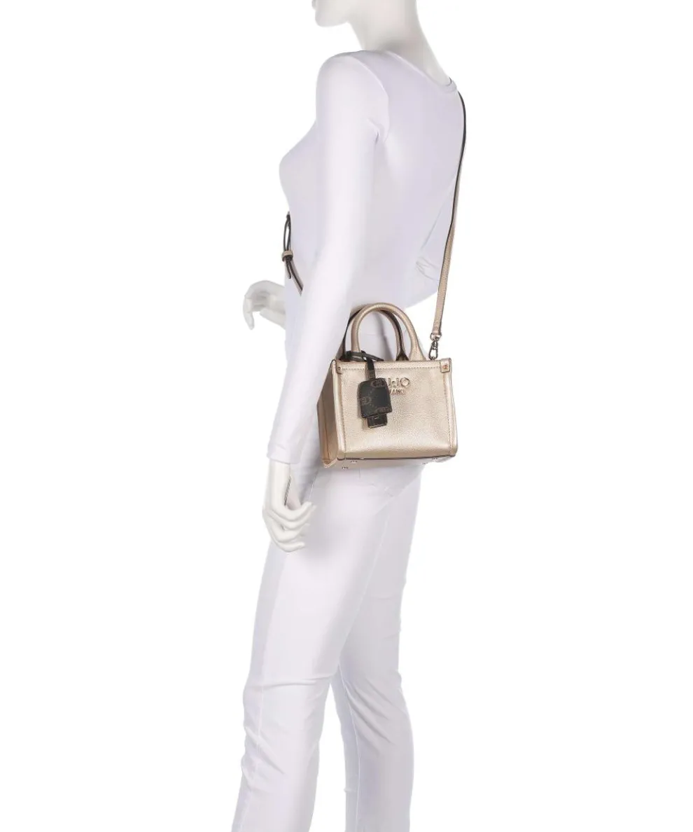 Ridhi XS Umhängetasche Lederimitat gold