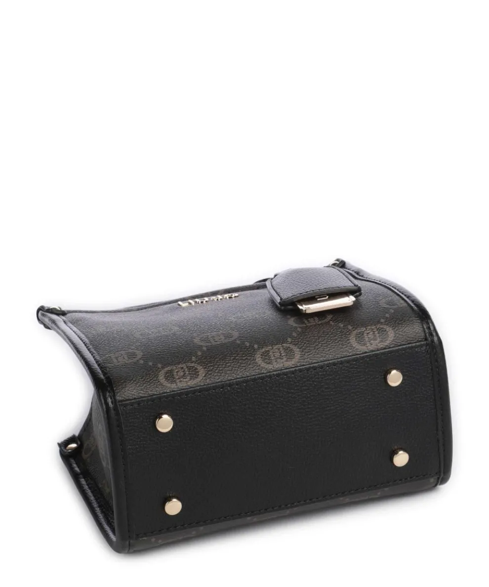 Ridhi XS Umhängetasche Lederimitat braun/schwarz