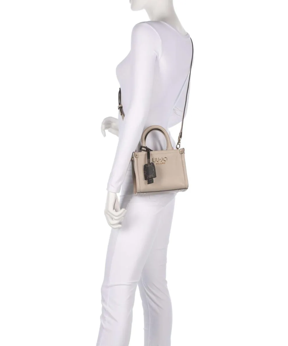 Ridhi XS Umhängetasche Lederimitat beige