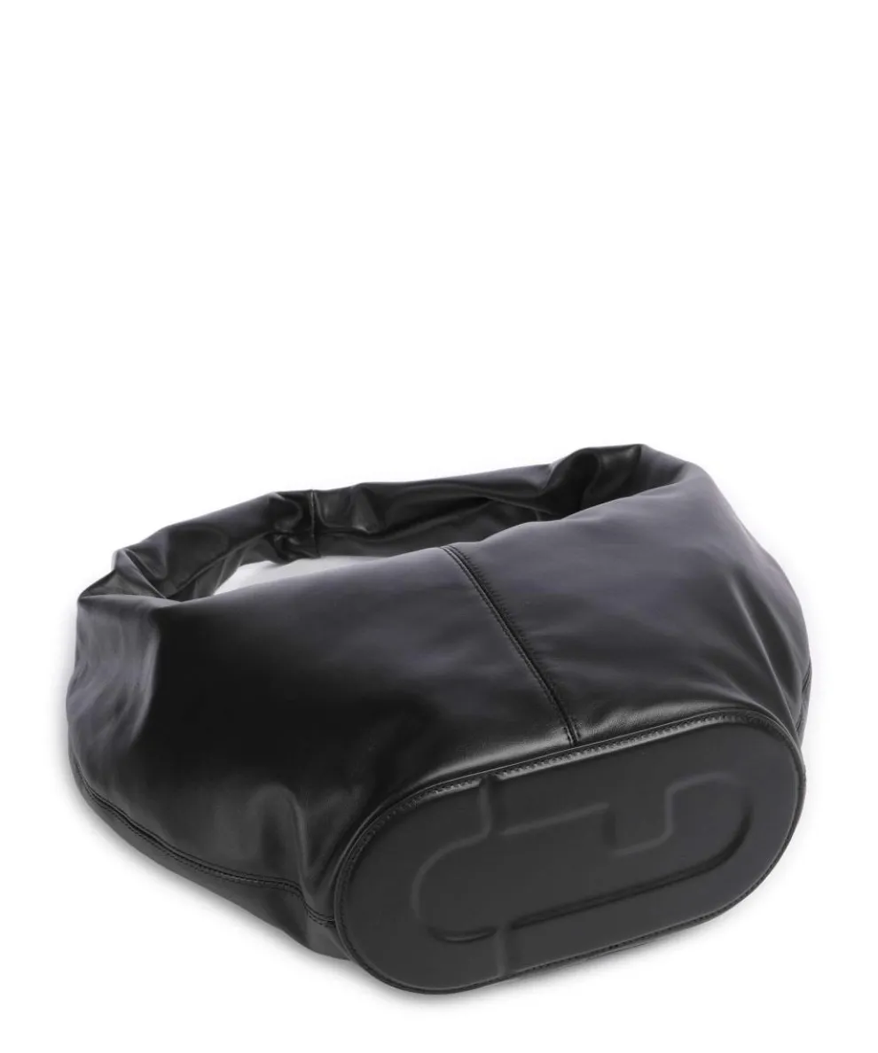 Ring S Beuteltasche fein genarbtes Leder schwarz