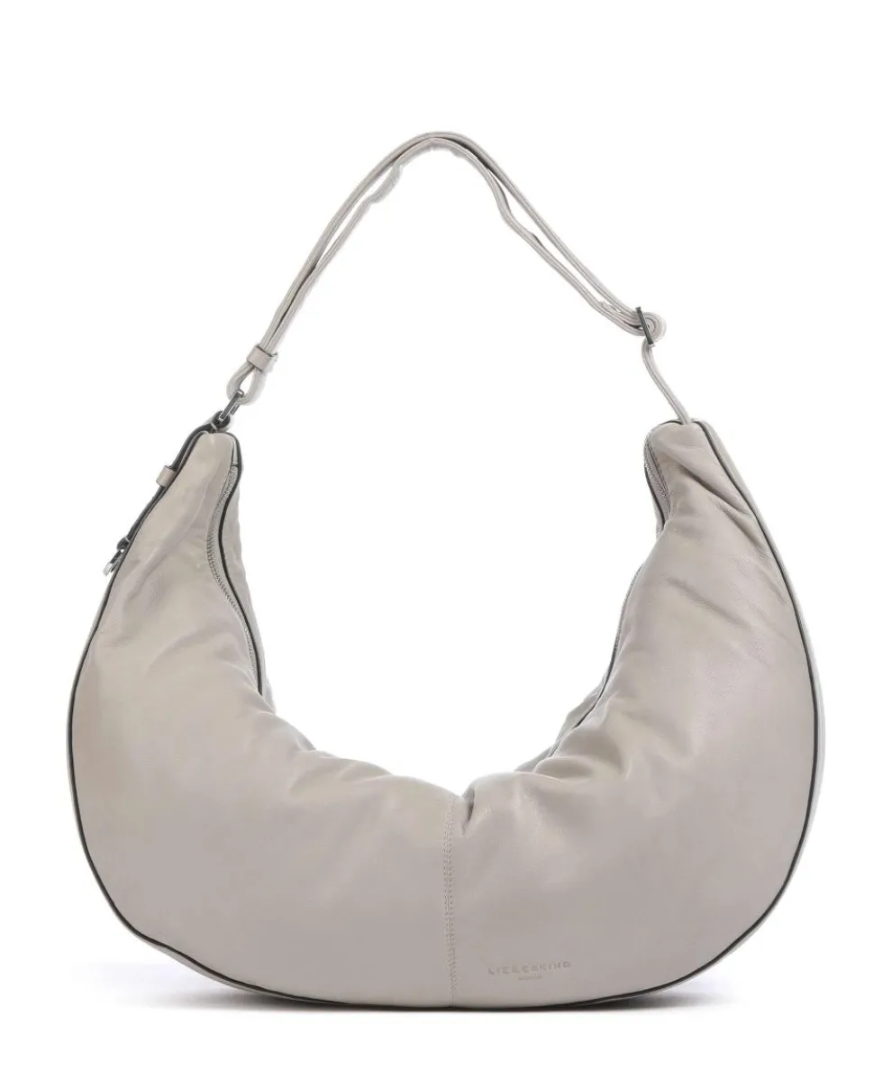 Moon Sheep Natural L Beuteltasche Schafsleder grau/beige