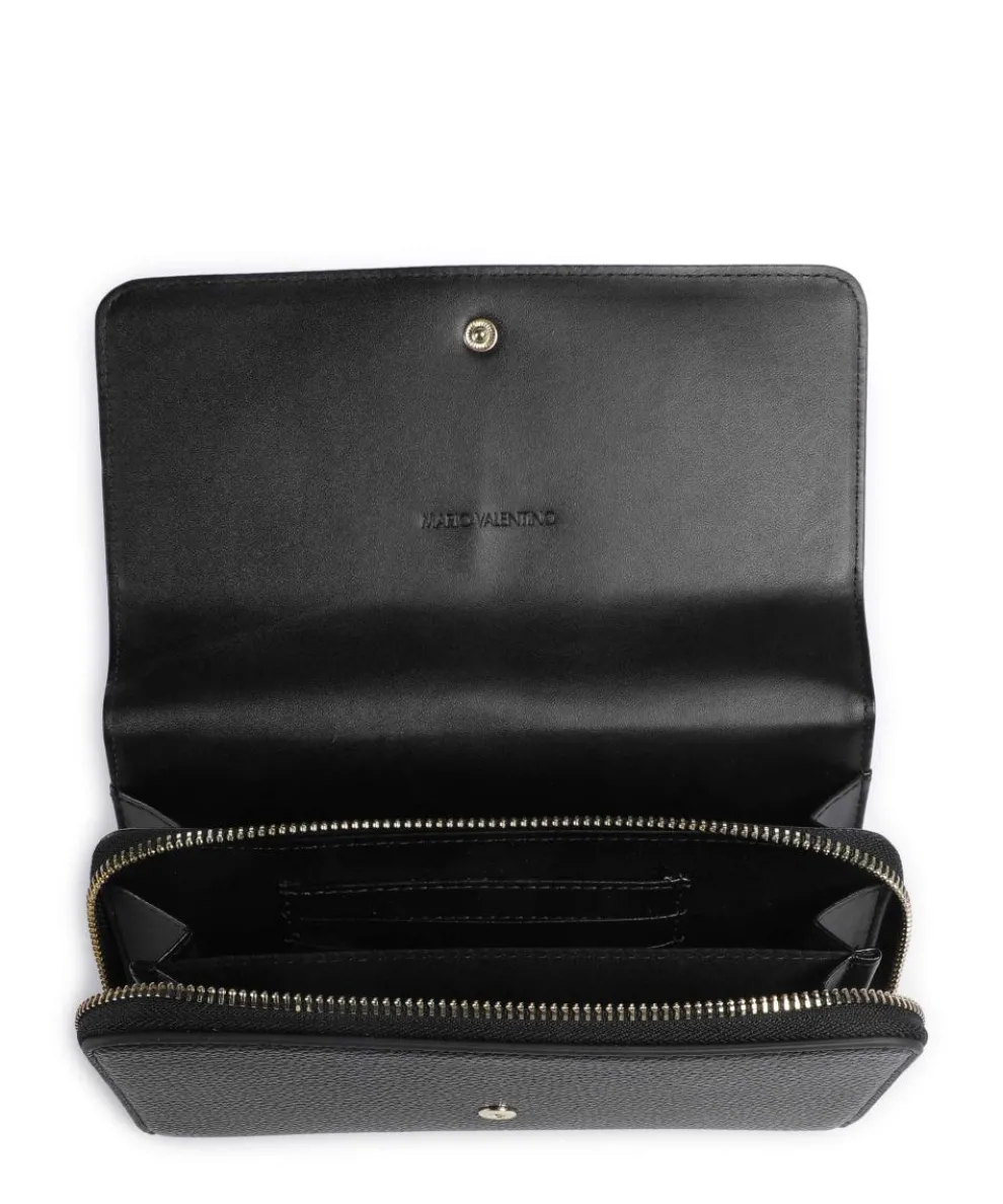 Rised Re Geldbörse Lederimitat schwarz