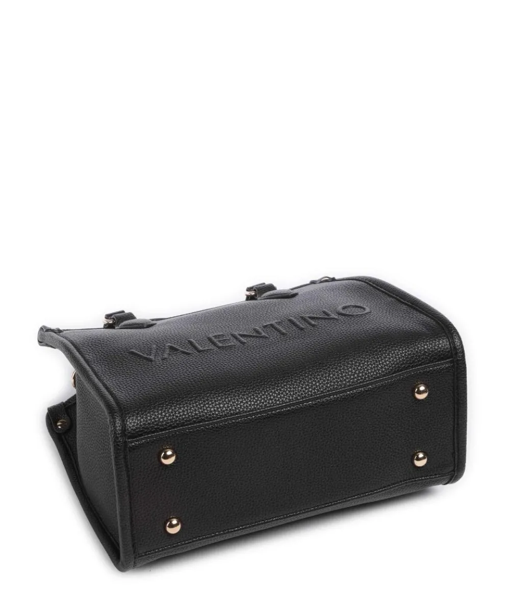 Rised Re Handtasche Lederimitat schwarz