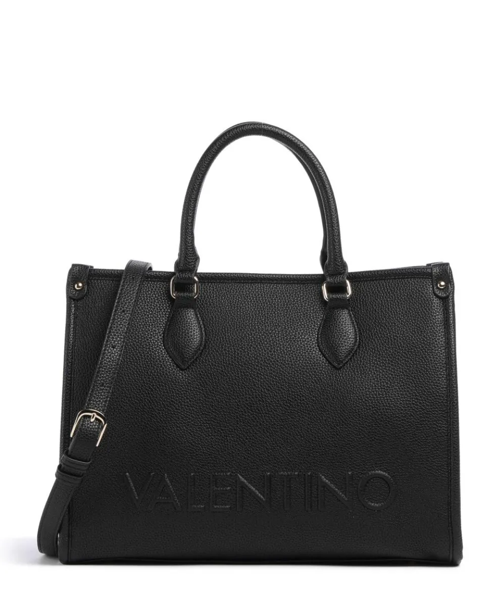 Rised Re Handtasche Lederimitat schwarz