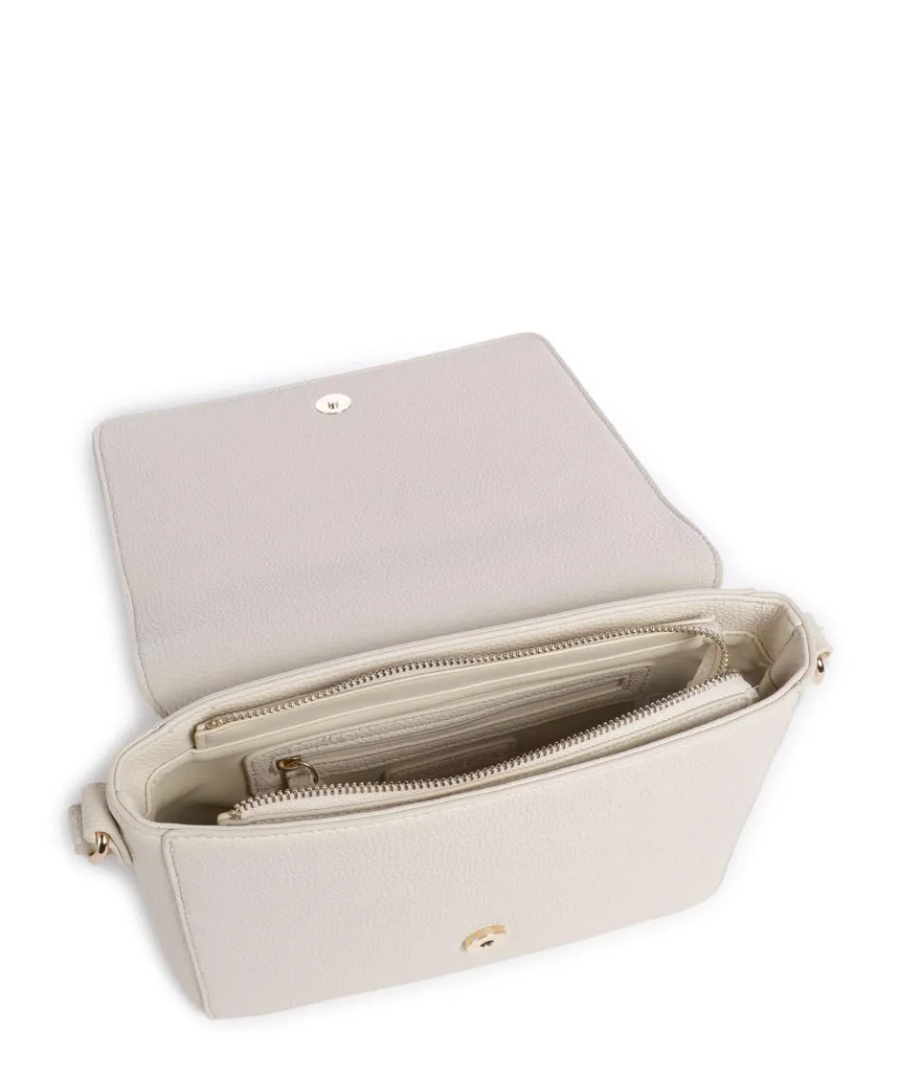 Rised Re Umhängetasche Lederimitat elfenbein