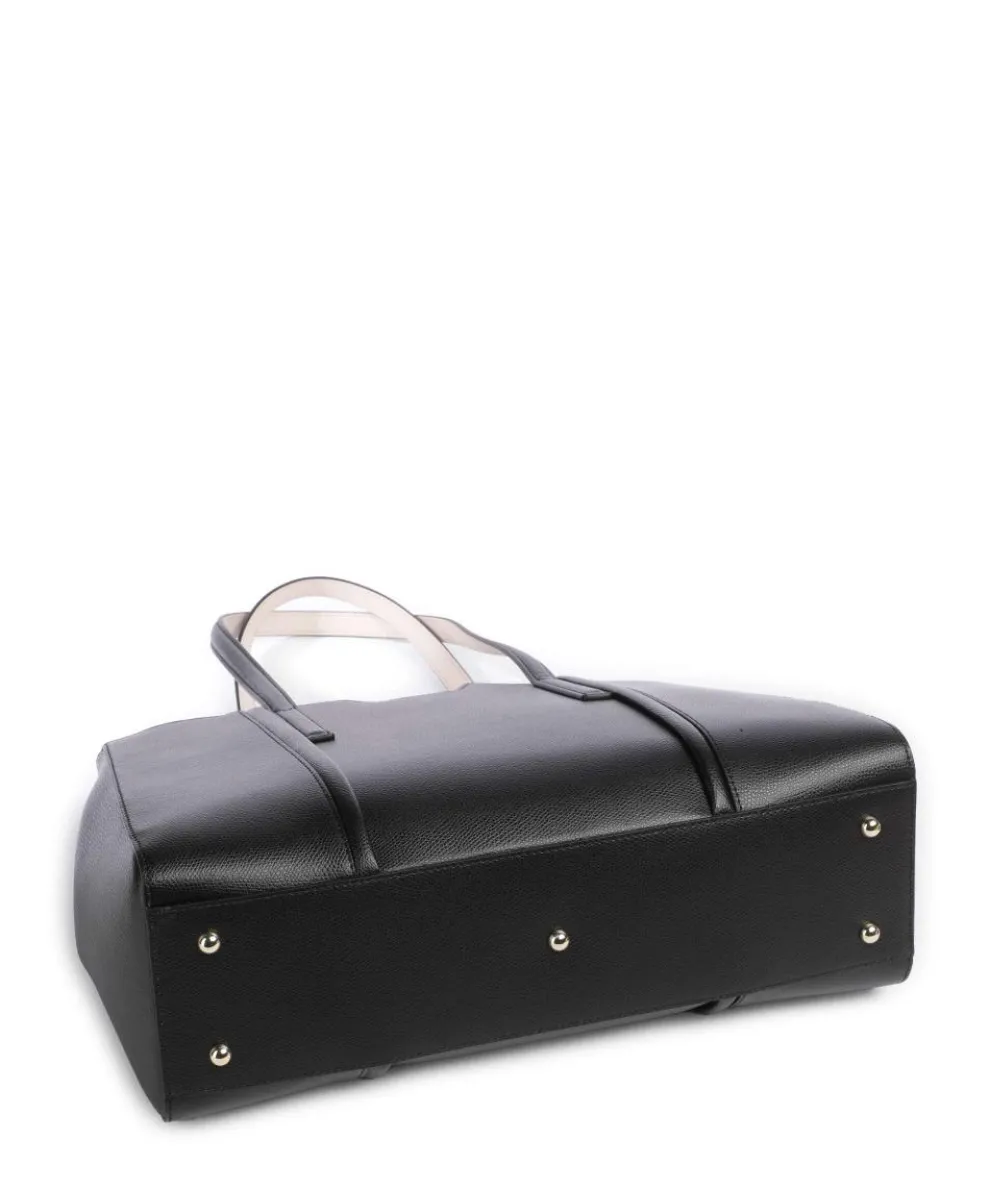 Riva L Shopper genarbtes Leder schwarz