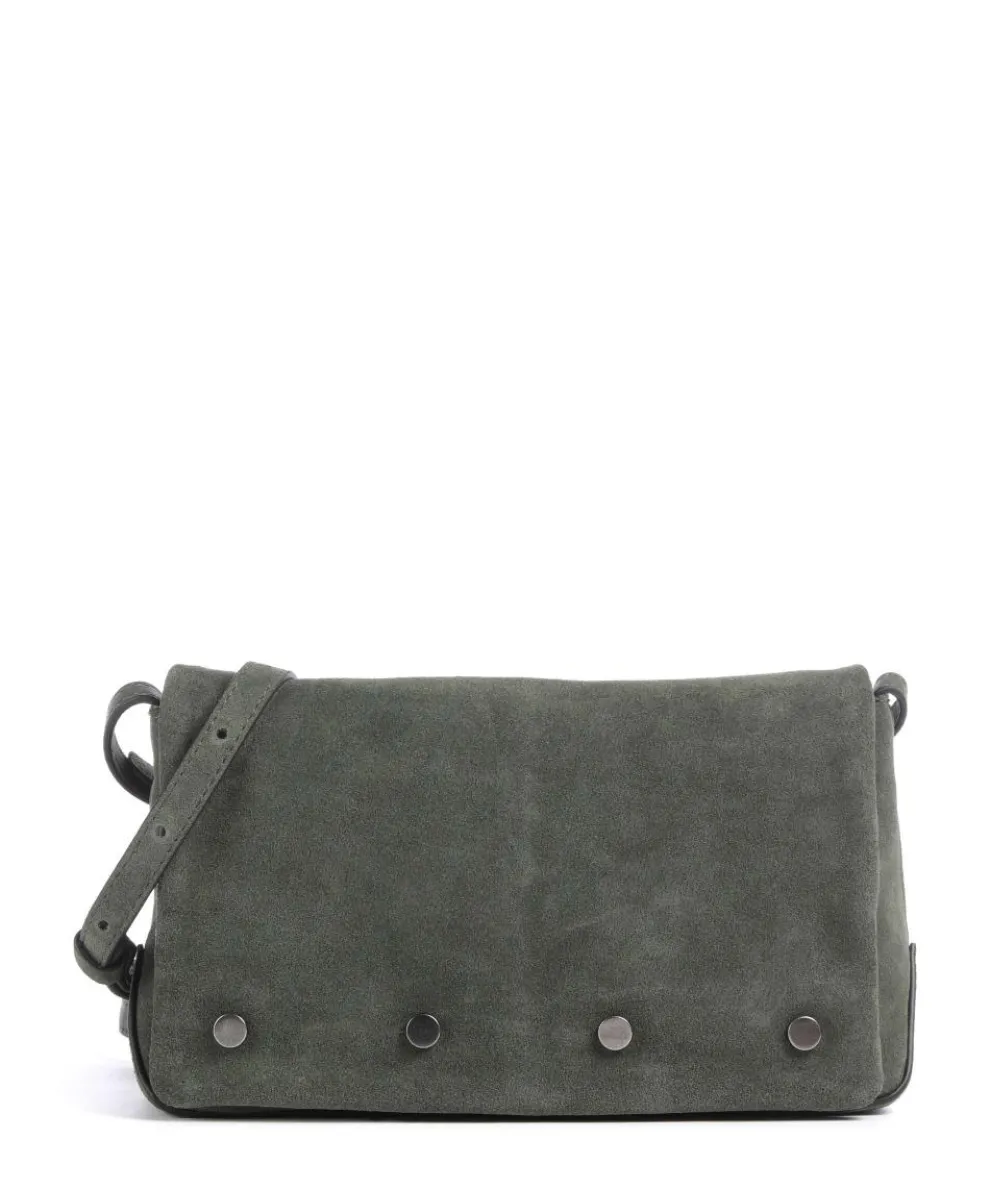 Rive Suede S Umhängetasche Veloursleder dunkelgrün