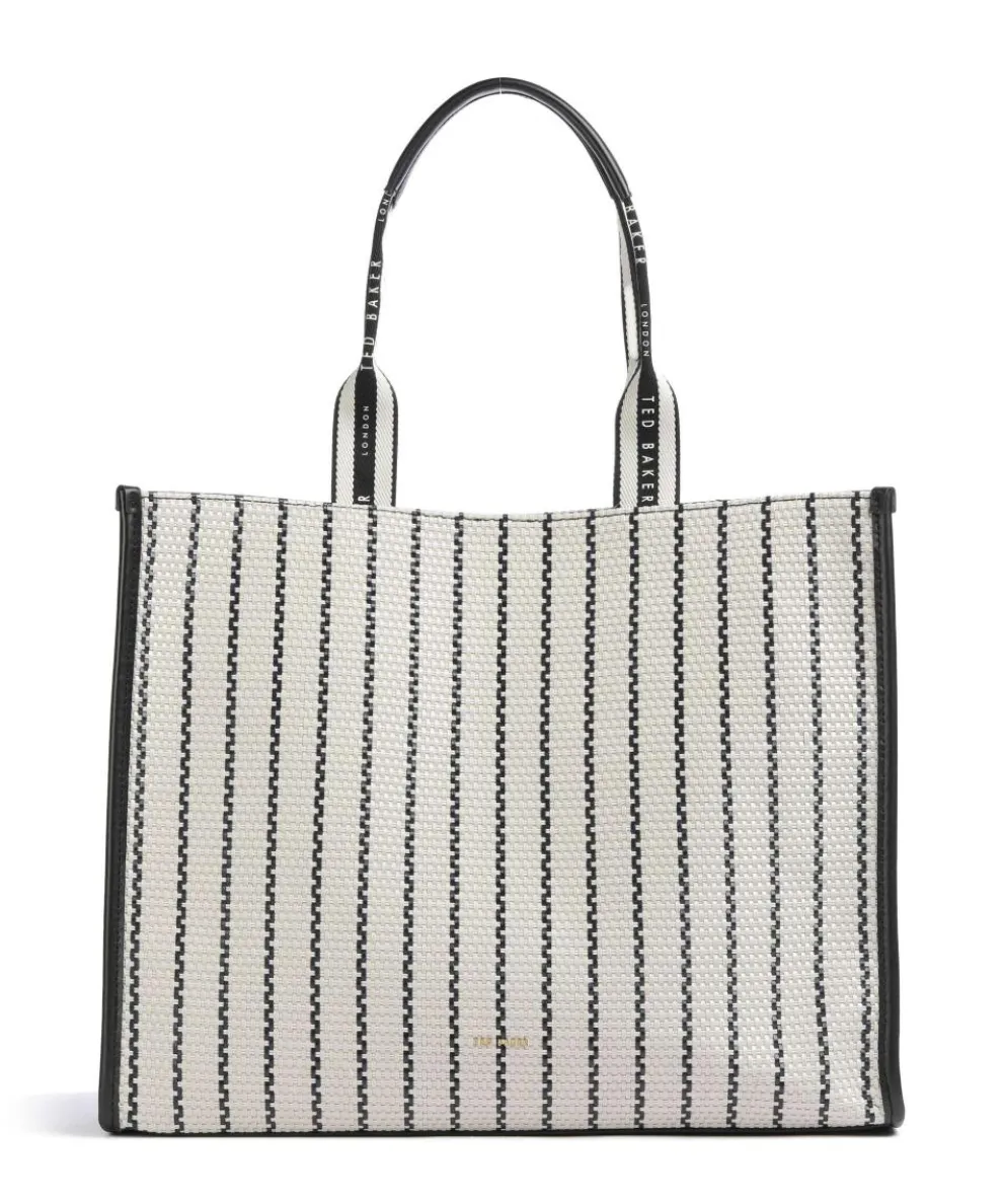 Riveren Shopper Lederimitat weiß