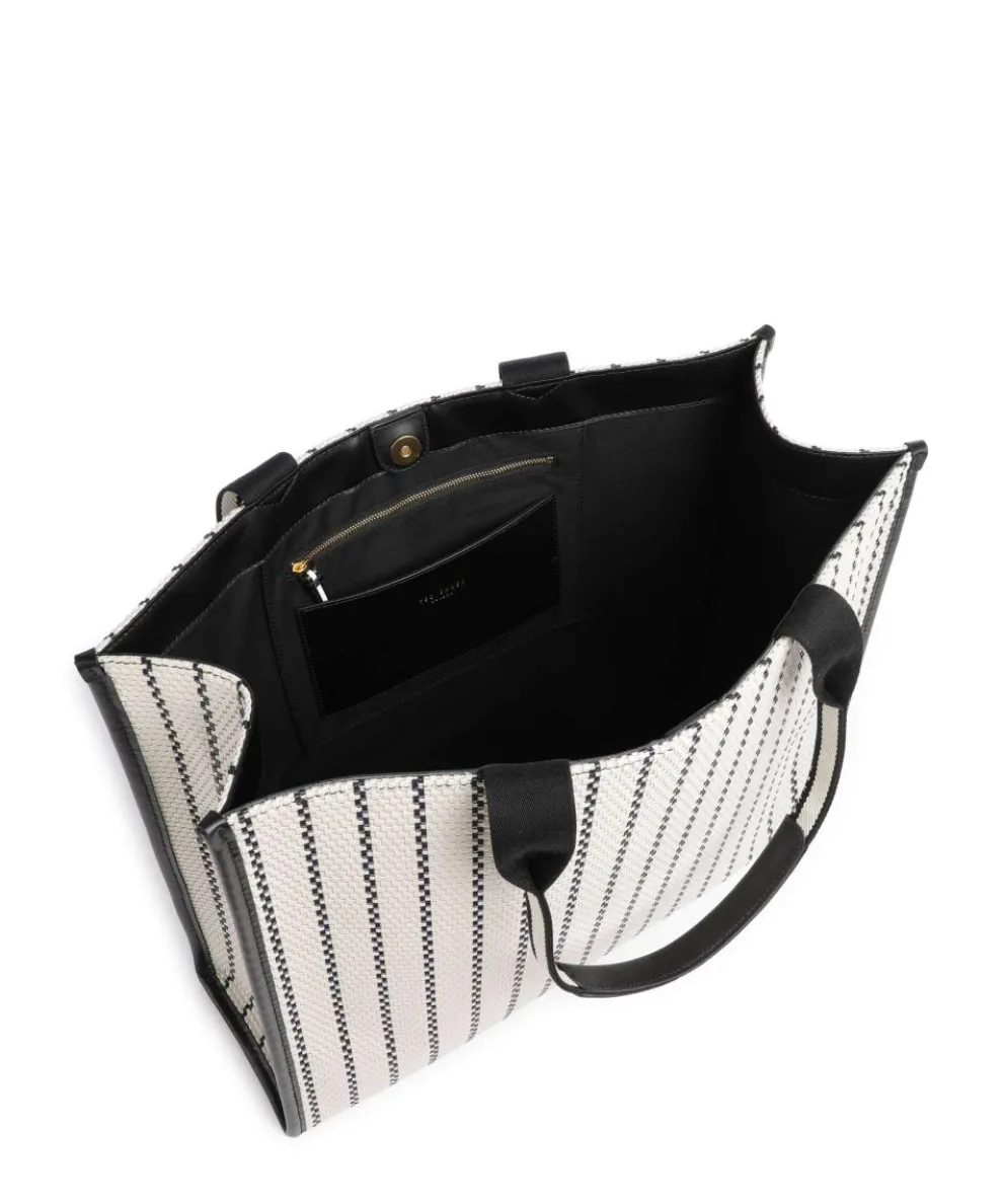 Riveren Shopper Lederimitat weiß