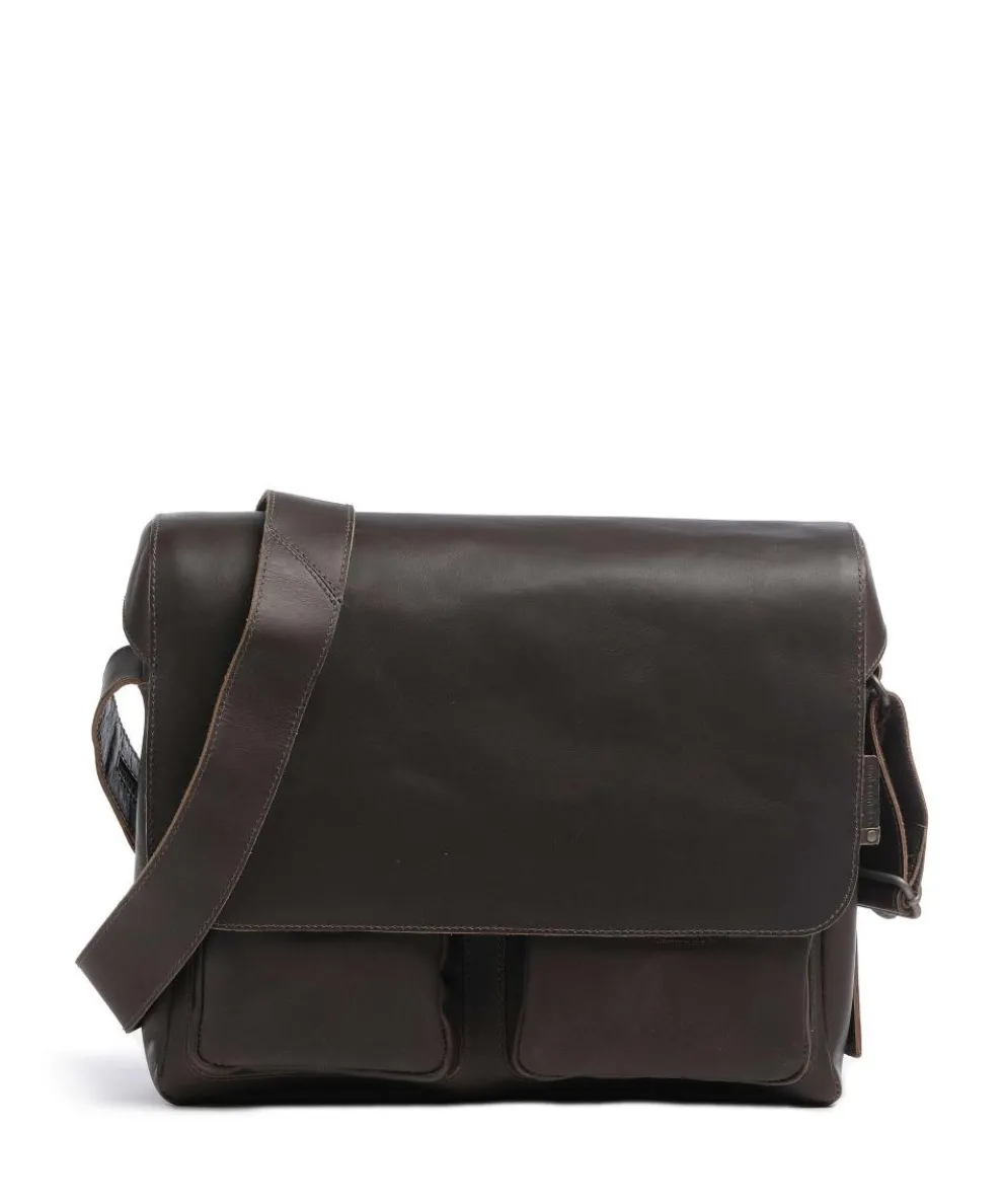 Hunter Nick Aktentasche 14″ Büffelleder dunkelbraun