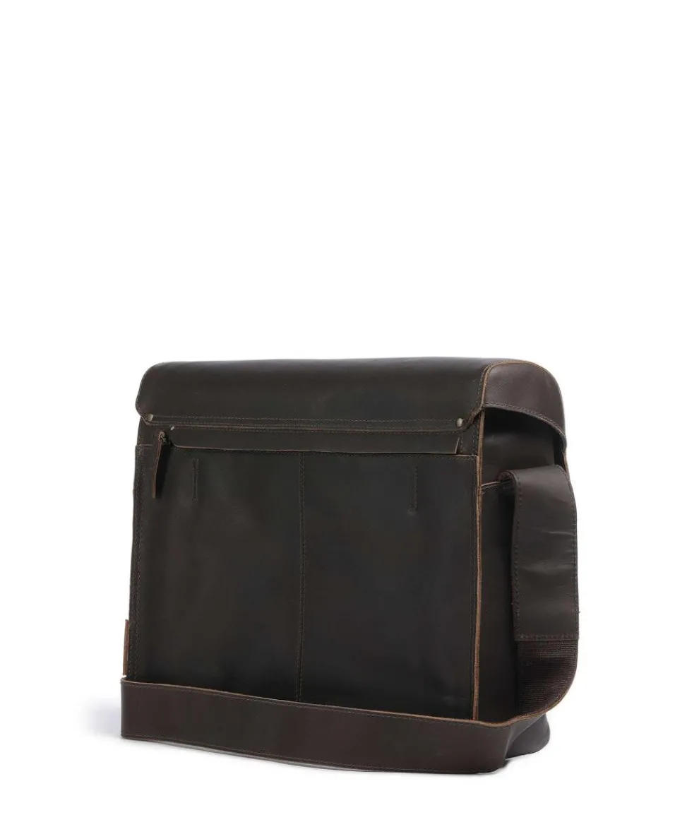 Hunter Nick Aktentasche 14″ Büffelleder dunkelbraun