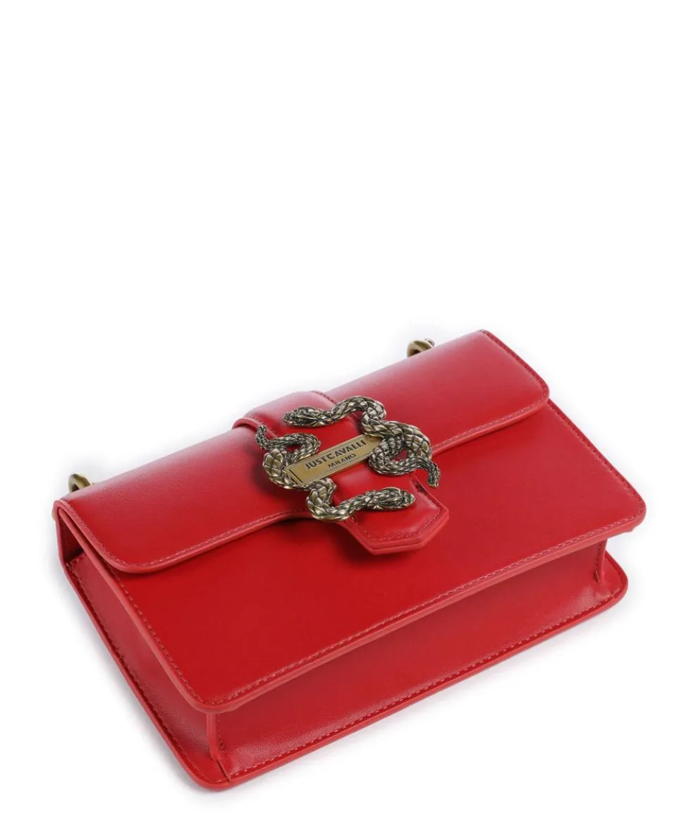 Iconic Snakes Schultertasche Lederimitat rot